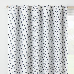 Pillowfort - 84" Blackout Dot Kids' Curtain Panel Navy - Pillow Navy